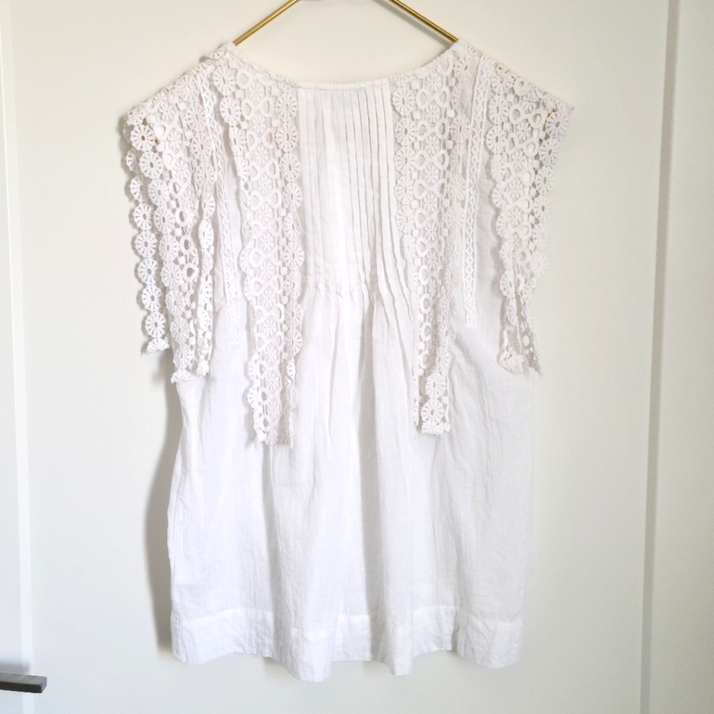 NWOT VICI Collection Cotton Crochet Top - Picture 3 of 6